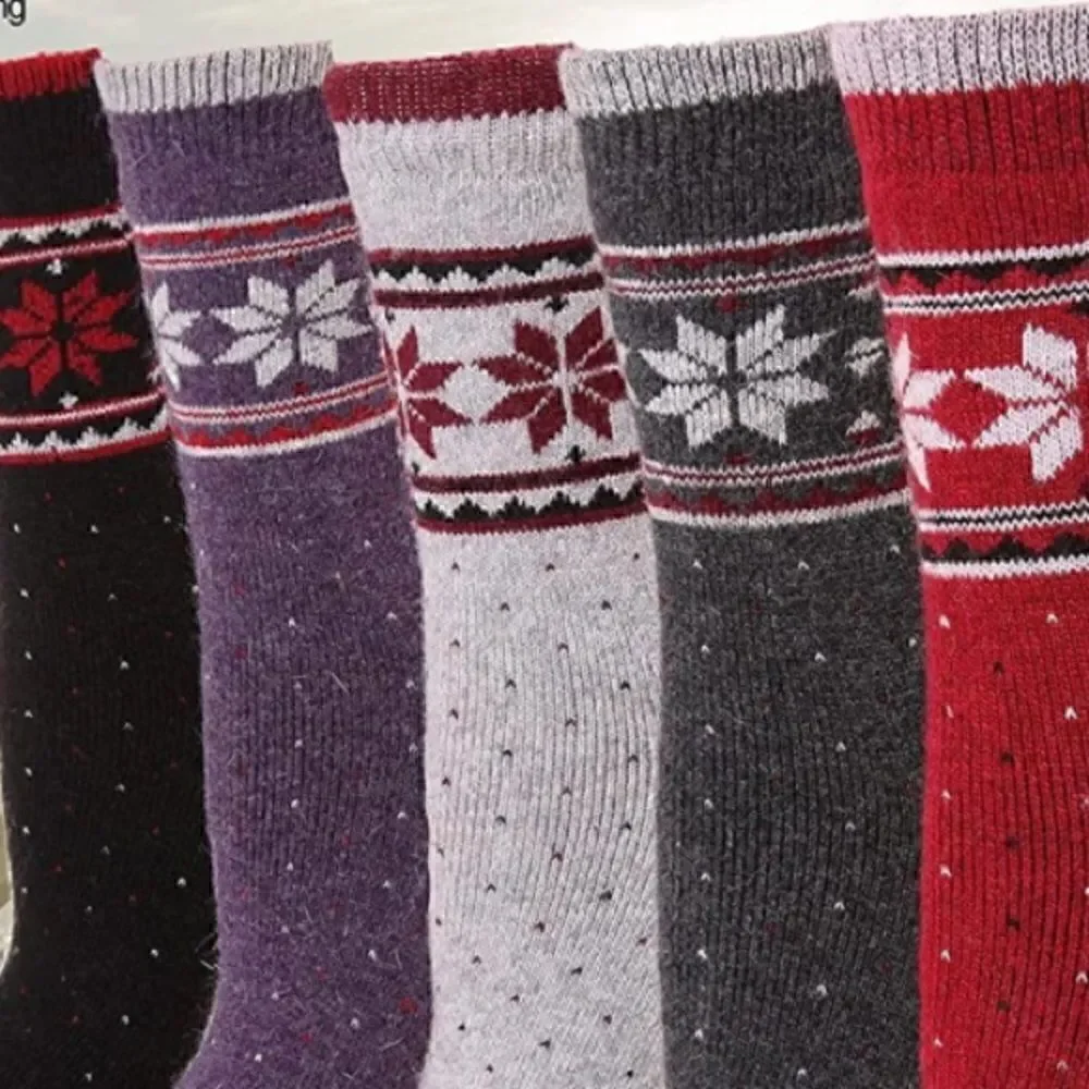 Scandinavian Style Merino Wool Blend Socks